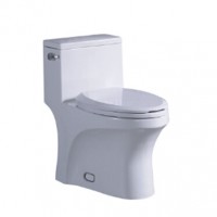 Luxury bathroom toilet closestool ceramic one piece siphon chinese wc toilets