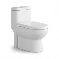 YEXIZ A3108  bathroom ceramic siphonic sanitary ware elegant design one piece WC peeping toilet