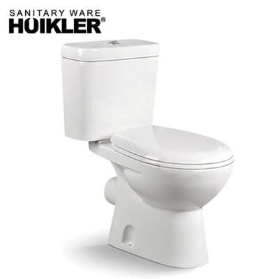 Water Saving Customizable Two Piece Toilet,Color Floor Mounted Toilet Commode