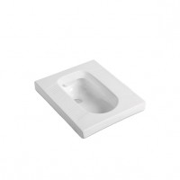 T6015 white ceramic bathroom Floor mounted Turkish type toilet squatting W.C pan