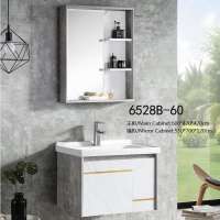 2020 New Hot Sale Modern Bathroom Vanity Wall Mounted PVC Bathroom Cabinet Factory Direct Sale Bathroom Furniture