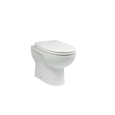 W8202 back to Wall Toilet P/S trap Elongated WC Pan for Concealed Cistern or Floor-standing Flushing Cistern