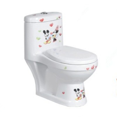 Children washdown one piece water closet kid toilet