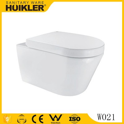 W021 Hot sale sanitary ware wall mounted squat toilet, vortex flush toilet